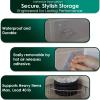 Jovware Shower Caddy Adhesive Replacement Stickers Sticker Shelf Basket Strips Suction Hooks Large Strong Hook (Transparent - 12 Packs - 1 Wire Hook) view 3