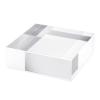 CiaoHER 2in Thickness Solid Acrylic Cube Display Block Clear Polished Pedestal Stand Riser Solid Base 2'' x 6" x 6", 1 Pack view 1