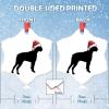 Christmas Dog Silhouette Christmas Ornaments 2022 French Bulldog Christmas Decorations for Tree Personalized Christmas Ornaments Holiday Christmas Keepsake New Year Gifts 3 Inch view 2