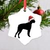 Christmas Dog Silhouette Christmas Ornaments 2022 French Bulldog Christmas Decorations for Tree Personalized Christmas Ornaments Holiday Christmas Keepsake New Year Gifts 3 Inch view 3