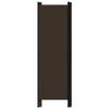 4-Panel Room Divider,Room Divider Partition Privacy Screen for School, Church, Office, Classroom, Dorm Room,Room,Studio,Conference Brown 78.7"x70.9" view 4
