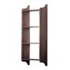 Bookcase Rustic Brown Wood Wall Mounted Floating Bookshelf Display Shelving Unit Storage & Decor for Bathroom, Office, Living Room, Bedroom, Laundry, Kitchen Bookshelf ( Size : 17.3"x42.9"x7.9" ) view 1