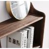 Bookcase Rustic Brown Wood Wall Mounted Floating Bookshelf Display Shelving Unit Storage & Decor for Bathroom, Office, Living Room, Bedroom, Laundry, Kitchen Bookshelf ( Size : 17.3"x42.9"x7.9" ) view 4
