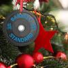 Barbell Weight Plate Ornament for Christmas Tree Decor Barbell Standard Personalized Christmas Ornaments 2022 Hanging Ornaments Holiday Christmas Keepsake New Year Gifts 3 Inch view 4