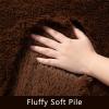 HOMORE Living Room Rug 5 x 7 Area Rug, Brown Rugs for Living Room Bedroom, Large Fluffy Rugs Super Soft Carpet for Kids Room Classroom Dorm Home view 2