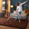 HOMORE Living Room Rug 5 x 7 Area Rug, Brown Rugs for Living Room Bedroom, Large Fluffy Rugs Super Soft Carpet for Kids Room Classroom Dorm Home view 3