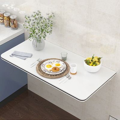 Wall Mounted Table Fold Down Kitchen Workbench With Marble Texture, Wall Desk Fold Down Floating Table For Home Office/Laundry/Home Bar/Kitchen & Dining Room ( Color : C , Size : 31inch length x 12inc