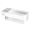 CiaoHER 2in Thickness Solid Acrylic Cube Display Block Clear Polished Pedestal Stand Riser Solid Base 2" x 3" x 6", 1 Pack view 1