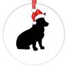Christmas Dog Silhouette Christmas Decorations for Tree Chow Chow Personalized Christmas Ornaments 2022 Decorative Hanging Ornaments Holiday Christmas Keepsake New Year Gifts 3 Inch view 1