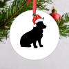Christmas Dog Silhouette Christmas Decorations for Tree Chow Chow Personalized Christmas Ornaments 2022 Decorative Hanging Ornaments Holiday Christmas Keepsake New Year Gifts 3 Inch view 3