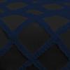 400 Thread Count Two-Tone Diamond Ruffle Duvet/Comforter Cover 3PC Set, 100% Egyptian Cotton Quilt Covers & Pillowcases, Soft and Shaggy Bedding Set - Navy Blue/Black Solid, King Size. view 4