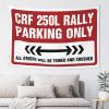 gaeruite Funny House Decor Crf 250L Rally Parking Only Tapestry Bedroom Door Decorations Funny Bedroom Decor (Size : 75X100CM) view 1
