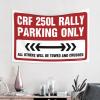 gaeruite Funny House Decor Crf 250L Rally Parking Only Tapestry Bedroom Door Decorations Funny Bedroom Decor (Size : 75X100CM) view 2