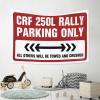 gaeruite Funny House Decor Crf 250L Rally Parking Only Tapestry Bedroom Door Decorations Funny Bedroom Decor (Size : 75X100CM) view 4