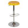 Beer Cover High Chair Home Simple Bar Chair Breakfast Dining Stool Chair for Kitchen Island Counter, Adjustable Swivel Gas Lift, Metal Footrest and Base view 1