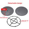2 Pack Lazy Susan Swivel Turntable, 360 Degree Rotating Platform, Monitor Swivel Stand, Multipurpose Display Turntable With Steel Ball Bearings, For Packaging Carving Bonsai view 4