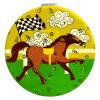 Feng Shui Winning Vibrations Compact 2-Sided Purse Mirror Best Wishes, Mascot New Year's Gift (HorseVictory) view 1