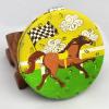 Feng Shui Winning Vibrations Compact 2-Sided Purse Mirror Best Wishes, Mascot New Year's Gift (HorseVictory) view 4