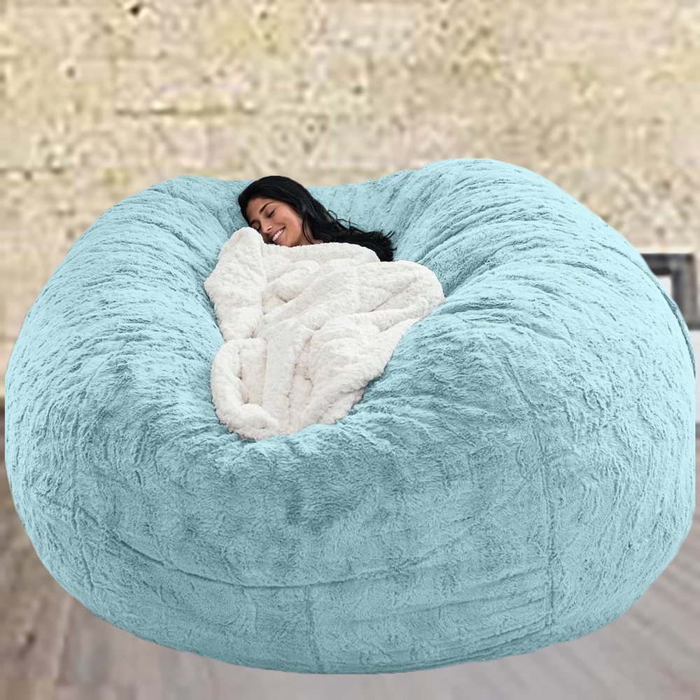 AAXYZX No Filler Oversized Bean Bag Cover,largertnbean Bag Cover Pink,Bean Bag Chair Cover Only Lazy Sofa Bed Cover PV Velvet Bean Bag Cover Gaming and Young Adult Bean Bag Chair