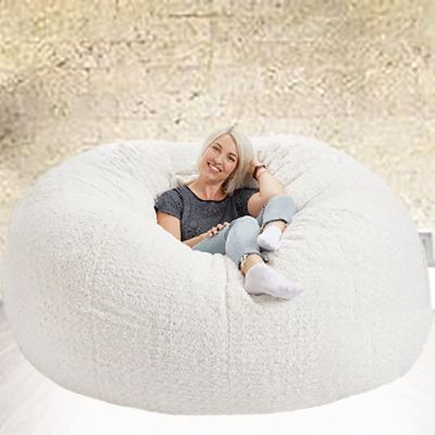 AAXYZX No Filler Oversized Bean Bag Cover,largertnbean Bag Cover Pink,Bean Bag Chair Cover Only Lazy Sofa Bed Cover PV Velvet Bean Bag Cover Gaming and Young Adult Bean Bag Chair