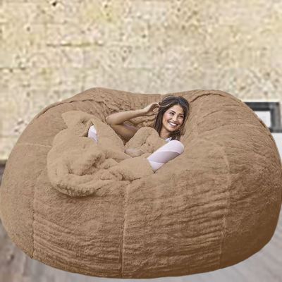 AAXYZX No Filler Oversized Bean Bag Cover,largertnbean Bag Cover Pink,Bean Bag Chair Cover Only Lazy Sofa Bed Cover PV Velvet Bean Bag Cover Gaming and Young Adult Bean Bag Chair