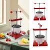 Cheese Tincture Herb Fruit Wine Manual Press - 1.6Gallon/6L Stainless Steel Barrels Press Machine for Juice, Vegetable,Wine,Olive Oil view 2