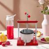 Cheese Tincture Herb Fruit Wine Manual Press - 1.6Gallon/6L Stainless Steel Barrels Press Machine for Juice, Vegetable,Wine,Olive Oil view 3