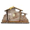 Pssopp Christmas Nativity Scene Set, Christmas Manger Shed Statue Decorative Figures Sculpture for Holiday Desktop Decoration view 1