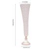 2Pcs Gold Wedding Centerpieces Flower Stand, 20.86"/ 53cm Tall Flower Vases for Dining Room Table, Vases for Centerpieces for Party Birthday Anniversary Ceremony Event Reception Home Decor view 3