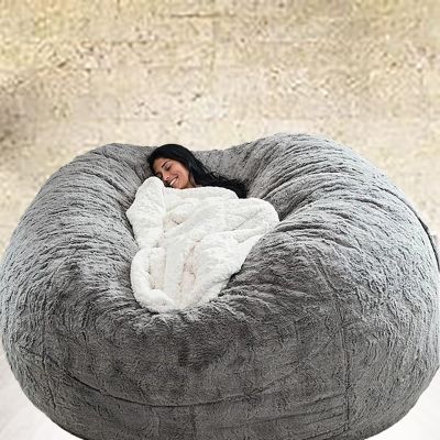 AAXYZX No Filler Oversized Bean Bag Cover,largertnbean Bag Cover Pink,Bean Bag Chair Cover Only Lazy Sofa Bed Cover PV Velvet Bean Bag Cover Gaming and Young Adult Bean Bag Chair
