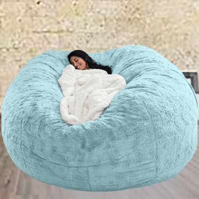 AAXYZX No Filler Oversized Bean Bag Cover,largertnbean Bag Cover Pink,Bean Bag Chair Cover Only Lazy Sofa Bed Cover PV Velvet Bean Bag Cover Gaming and Young Adult Bean Bag Chair