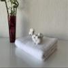 BONPERLA 100% Cotton Turkish Towels for Bath Hotel and Spa, Extra Large Bath Towels, Soft and Absorbent Bath Sheet, White, (4) view 4