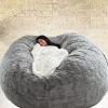 AAXYZX No Filler Oversized Bean Bag Cover,largertnbean Bag Cover Pink,Bean Bag Chair Cover Only Lazy Sofa Bed Cover PV Velvet Bean Bag Cover Gaming and Young Adult Bean Bag Chair view 1
