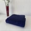 BONPERLA 100% Cotton Turkish Towels for Bath Hotel and Spa, Oversized Bath Towels, Soft and Absorbent Bath Sheet, Navy Blue (4) view 2