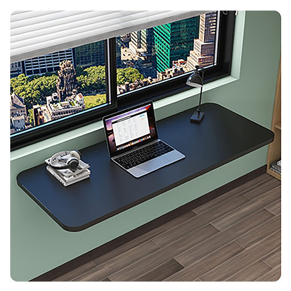 OCAZI Wall Mounted Folding Table Wall Mounted Desk Drop Leaf Tables for Small Spaces, Wall Mounted Table Fold Down Floating Desk for Laundry Room/Study/Bedroom etc 1810in/4625cm A