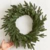 Artificial Woodland Pine Wreath - Faux Pine Christmas Wreath for Holiday Decorating and Christmas Displays by Factory Direct Craft (24 Inches) view 3