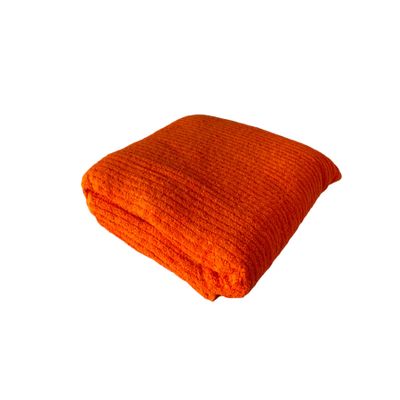 BONPERLA 100% Cotton Turkish Towels for Bath Hotel and Spa, Large Bath Towels, Soft and Absorbent Bath Sheet,Orange (4)