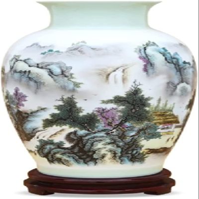 TATSEN Ceramic Vase Living Room Porch Flower Arrangement Home Decoration Crafts