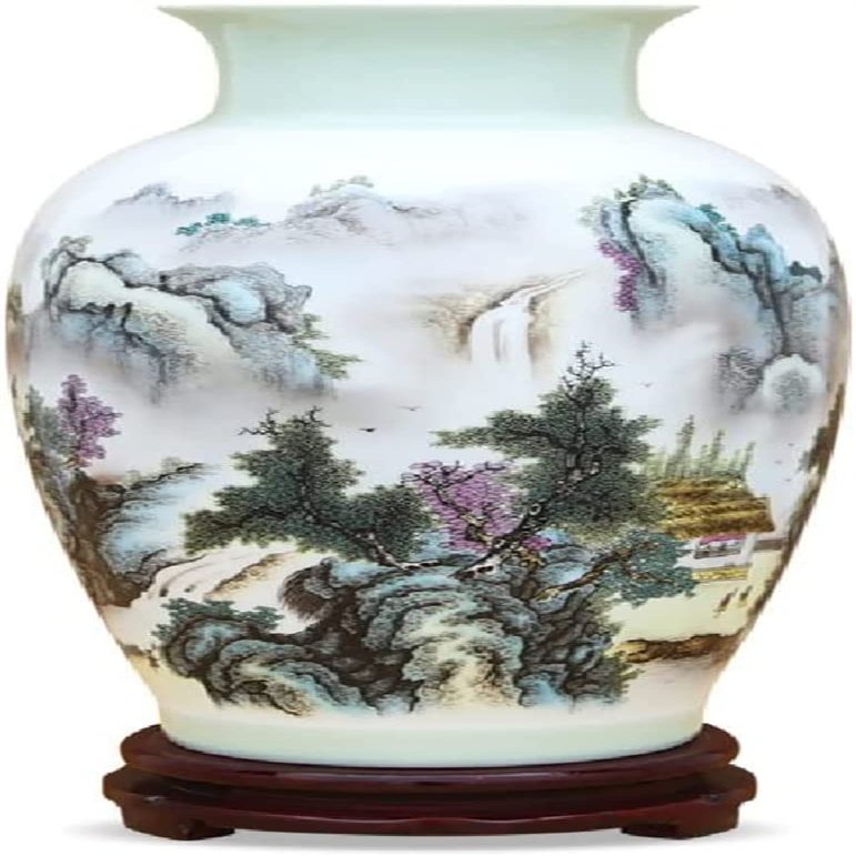 TATSEN Ceramic Vase Living Room Porch Flower Arrangement Home Decoration Crafts