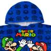 Super Mario Kids Towel Poncho | Boys Game Characters Mario Brothers Bath Towel | Luigi & Mario Star Blue Changing Robe view 4