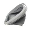 SAMMART 8.5L (2.2 Gallon) Collapsible Square Handy Bucket/Foldable SquareWater Pail/Portable Tub with Handle. Size 31cm (Square) (Grey (Set of 2)) view 3