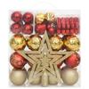 Christmas Ball Ornaments for Christmas Tree, for Party Outhouse Garden Lawn Winter Xmas Decor, 70 Piece Christmas Bauble Set Gold and Red view 2