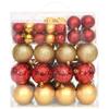 Christmas Ball Ornaments for Christmas Tree, for Party Outhouse Garden Lawn Winter Xmas Decor, 70 Piece Christmas Bauble Set Gold and Red view 3