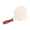 Cloth Coffee Filter, Reusable Flannel Cloth Filters with Wooden Handle, Handmade Coffee Accessories for Home, Office, Cafe(L) view 4