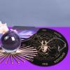 INFUNLY Wooden Pendulum Board 7.9" Bee Magic Circle Witch Dowsing Divination Planchette Board Metaphysical Message Board with Healing Crystal Necklace for Beginners, Witchcraft Altar view 4