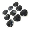 Innovative Surface Art Stone Heart - Custom Engraved Personalized - No Holes - Pocket Love Stone - Party Favors - Gifts - Wedding, Anniversary, Birthday, Memorial (Black Banded 40mm) view 3