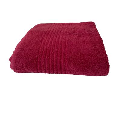 BONPERLA 100% Cotton Turkish Towels for Bath Hotel and Spa, Oversized Bath Towels, Soft and Absorbent Bath Sheet, Red (4)