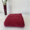 BONPERLA 100% Cotton Turkish Towels for Bath Hotel and Spa, Oversized Bath Towels, Soft and Absorbent Bath Sheet, Red (4) view 2