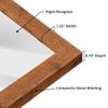wallsthatspeak 15x30 Light Walnut Rustic Pine Picture Frame for Puzzles Posters Photos or Artwork (4-Pack) view 3