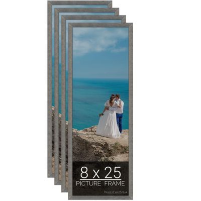 wallsthatspeak 8x25 American Barn Picture Frame for Puzzles Posters Photos or Artwork (4-Pack)